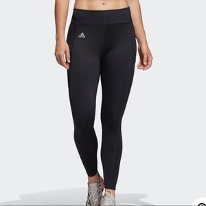 Adidas ClimaWarm Tights plain black leggings NWT